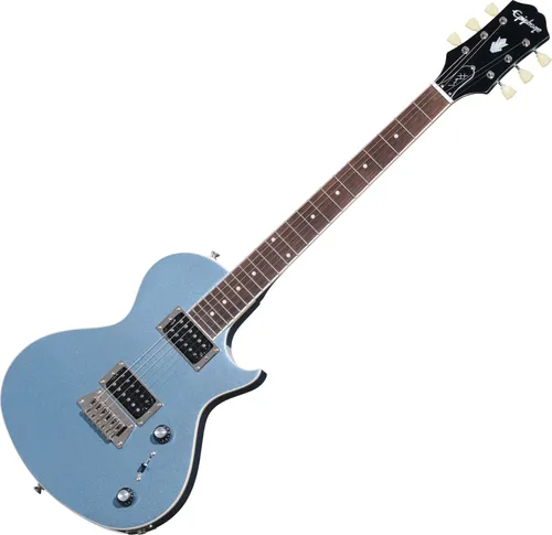 Epiphone Waxx Nighthawk Studio Pelham Blue - E-Gitarre - E-Gitarre in Pelham Blue, ideal für kreative Musiker mit vielseitigem Klang und einzigartigem Design.