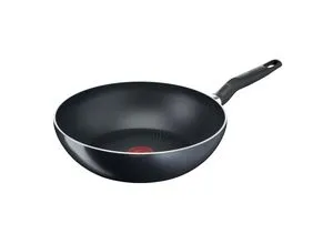 TEFAL C26719 Start Easy Wokpfanne 28 cm - Pfannen für mühelose Gerichte mit langlebiger Titanium-Antihaftversiegelung und praktischem Temperaturindikator für perfekte Ergebnisse.