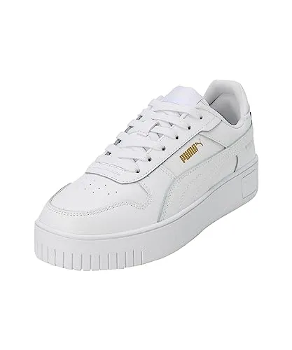 Produktbild PUMA Damen Carina Street Sneaker, White White Gold, 37.5 EU