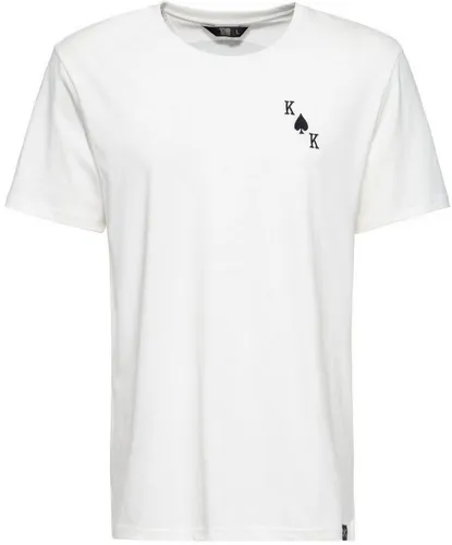 King Kerosin T-Shirt Playcard King – Vintage Style - Lässiges King Kerosin T-Shirt mit stylischem Backprint und Bruststickerei. Aus reiner Baumwolle gefertigt, bietet es höchsten Tragekomfort. Ideal kombinierbar für entspannte Looks!