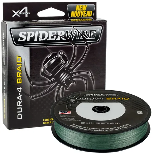 SpiderWire Dura 4 Green - Grün - 0,30mm 29 kg - 300m geflochtene Angelschnur