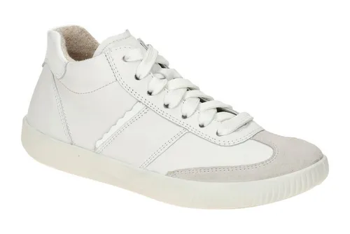 Legero Damen Silence Sneaker, Bright White 1100, 36 EU - Damen-Sneaker mit praktischer herausnehmbarer Einlegesohle und atmungsaktivem Bambusfrottee-Futter für höchsten Komfort. Schneller Einstieg durch Reißverschluss.