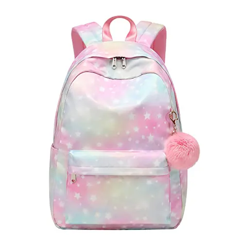 MCB2CT Schulrucksack für Mädchen ab 8 Jahren, wasserabweisend und leicht