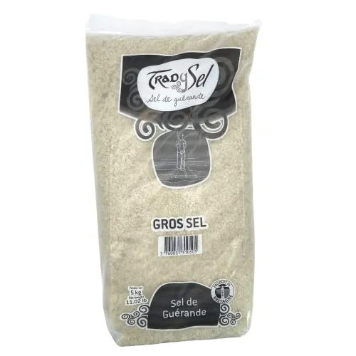 Meersalz, grob, grau, feucht, Guerande/Frankreich, TradySel, 5 kg