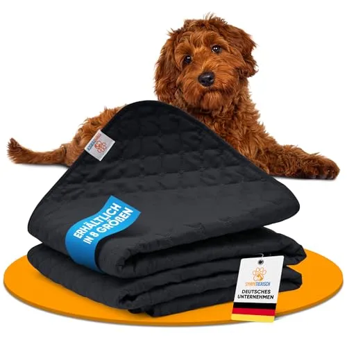 SympaTierisch wasserdichte Hundedecke in schwarz von SympaTierisch