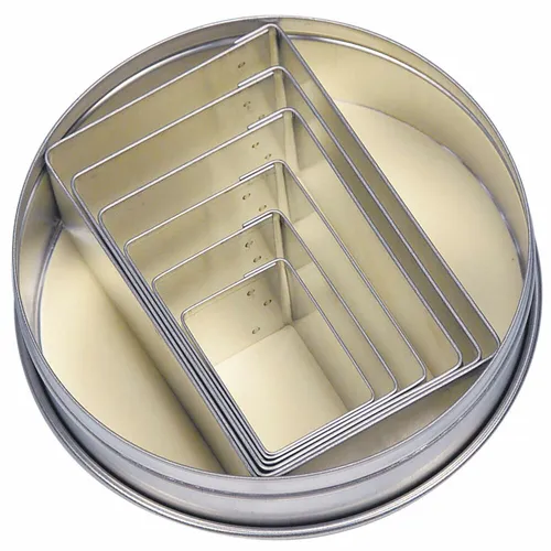 Städter Ausstecher Rechtecke 6-tlg. Ausstechform Plätzchenform Keks Edelstahl