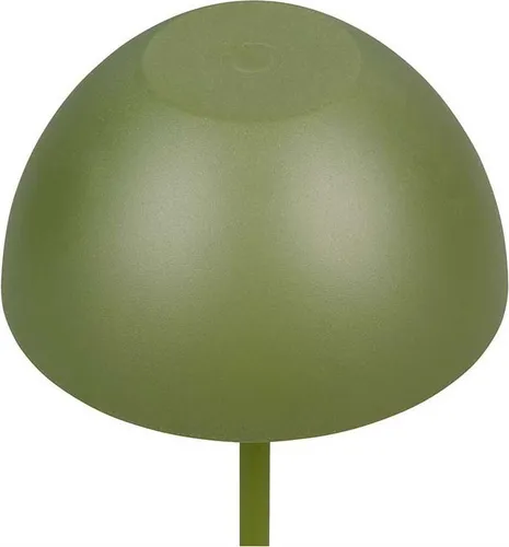 LED Tischlampe grün mit Touchfunktion - Moderne Tischleuchte mit Touch-Sensor und Sensordimmer, ideal für gemütliches Lesen oder stimmungsvolle Beleuchtung. Flexibel einsetzbar dank integriertem Akku und eleganter grüner Metall-Optik.