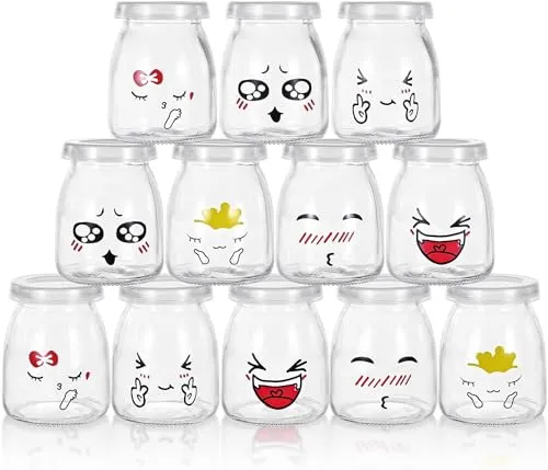 MumdoYAL Joghurtgläser mit deckel