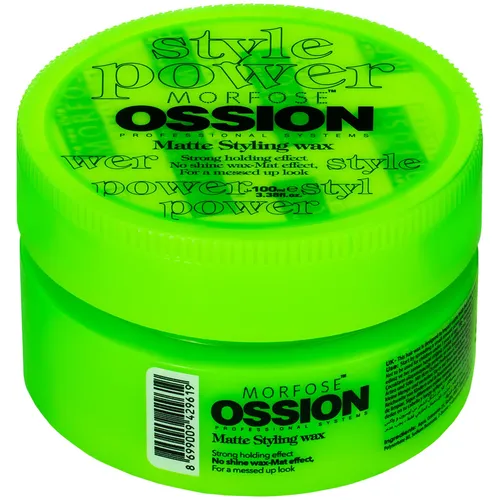Morfose Ossion Matte Wax 100ml – starker Haarwachs Matteffekt silikonfrei