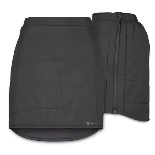 Heber Peak – Thermorock Damen Women’s LoblollyHe. III Padded Skirt – Warmer Kunstfaserrock Stepprock isolierend & atmungsaktiv – Wanderrock mit elastischem Bund & seitlichem Reißverschluss