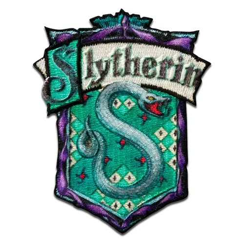 Harry Potter © Slytherin Wappen - Aufnäher / Bügelbild / Aufbügler / Patches / A