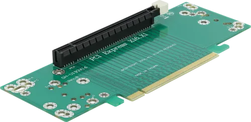 Delock Riser Card PCI Express x16 - Linke Einfügung für flexible PC-Installationen - Mainboard-Zubehör mit linker Einfügung, ideal für platzsparende PC-Konfigurationen und bessere Luftzirkulation.