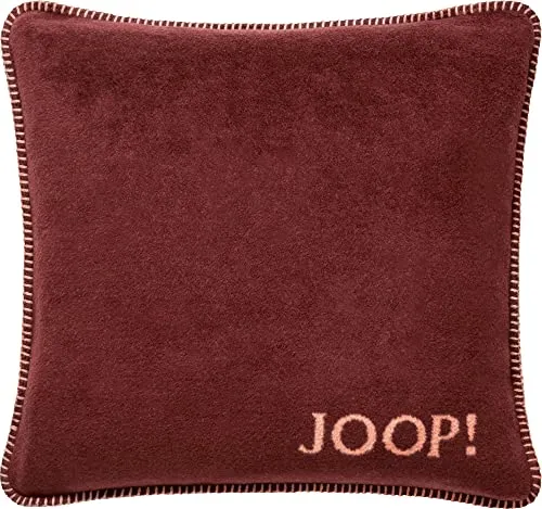 Joop! Kissen Uni Doubleface Bordeaux-Orange in orange von JOOP!