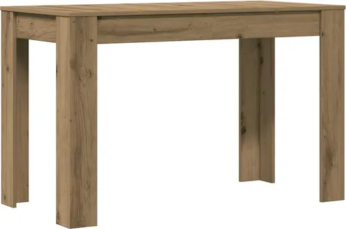 vidaXL Esstisch Artisan-Eiche 120x60 cm - Pflegeleicht und stabil - Esstisch aus Holzwerkstoff in Artisan-Eiche, ideal für Esszimmer oder Küche. Robuste, glatte Oberfläche für einfache Reinigung und hohe Stabilität.