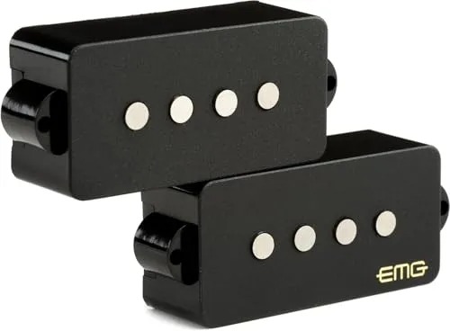 EMG Geezer Butler PHZ Bass Set black - Passiver Tonabnehmer mit Vintage-Ton, ideal für klassische Basstöne im Stil von Black Sabbath