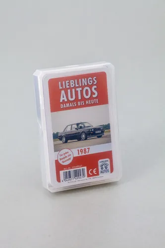 Auto Quartett 1987 Baujahr Geburtsjahr 39. Geburtstag Geschenk Spielkarten Neu