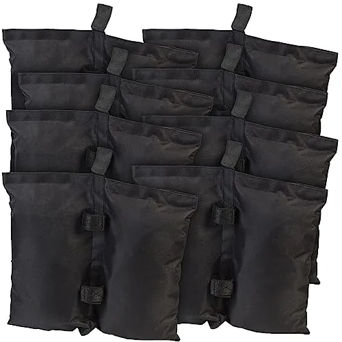 Royal Gardineer Zelt-Sandsack: 8er-Set Pavillon-Sandsäcke aus wasserdichtem 600D Oxford-Gewebe (Sandsack leer, Gewichtssandsäcke, Camping)