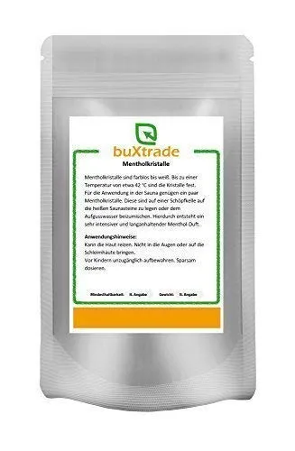 g Mentholkristalle Menthol Kristalle Sauna Kristalle Minzöl Aufguss Aufguß 1kg 2 x 500