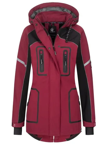 Rock Creek Damen Softshelljacke D-497 - Hochwertige Softshelljacke für Outdoor-Aktivitäten, wasserabweisend und winddicht. Ideal für wechselhaftes Wetter mit durchdachten Details für besten Tragekomfort.