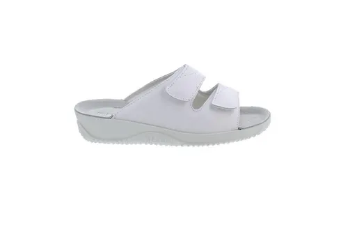 Rohde Damen Sandalen Pantoletten Clogs Soltau-40, Größe 43 EU, Farbe Weiß - Wanderschuhe für Damen, ideal für lange Spaziergänge mit bequemem Fußbett und optimaler Passform.