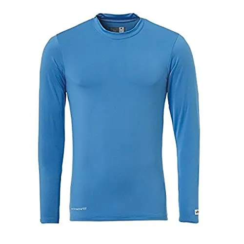 Uhlsport Kinder Kinder Shirt Distinction Colors Baselayer Shirt, Cyan, 164, 100307810