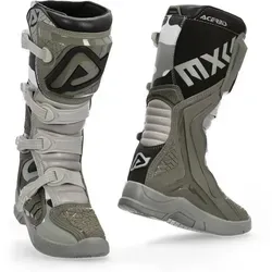Acerbis Herren X-Team Stiefel, Braun Grau - T.40 - Motorradstiefel mit optimalem Halt und Komfort für anspruchsvolle Fahrer, ideal für Offroad-Abenteuer.