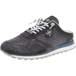 cetti C-848 MULE Herren Sneaker - Used-Tin-Antracita, Größe 41 EU - Sneaker aus handgearbeitetem Leder mit einzigartigem Used-Look, elastischem Schnürverschluss und wechselbarem Lederfußbett für optimalen Tragekomfort.