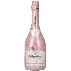 Schlumberger ROSÉ ICE Secco 11,5% Vol. 0,75l - Erfrischender Schaumwein, ideal auf Eis serviert. Perfekt für Sommerabende und Gartenpartys, mit fruchtigen Aromen von roten Beeren und einer feinen Perlage.