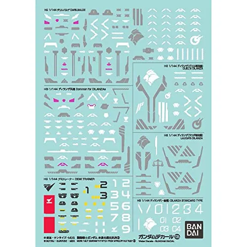 Gundam Model Kit Decal 135 von Bandai Spirits