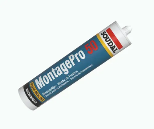 Soudal Montagekleber 475g Montagepro 50 Montageklebstoff Klebstoff weiss 50A