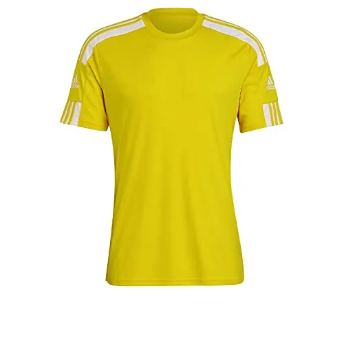 adidas Herren Squadra 21 Jersey, Team Yellow / White, S