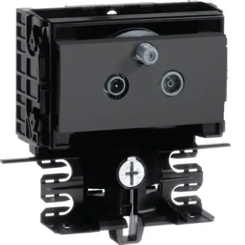 tehalit SAT Stichleitungsdose SL 20x55mm, graphitschwarz von Tehalit SAT Antennsteckdosen