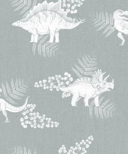 Marburg Kindertapete mit Tiermotiv, matt, 1 Rolle - Moderne Vliestapete mit tierischem Motiv in grün/weiß, ideal für kreative Wandgestaltungen. Dimensionsstabil und einfach zu verarbeiten – für jeden Raum geeignet.
