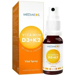 Vitamin D3+k2 1000 I.e. 20 Μg Mediakos Vital Spray