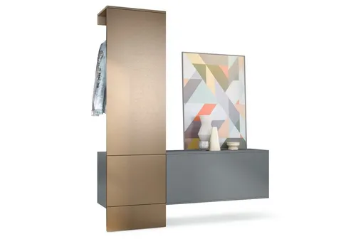 Vladon Garderoben-Set Carlton Set 4 in braun von Vladon