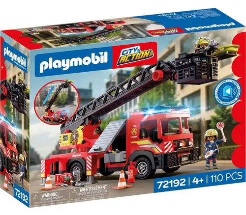 PLAYMOBIL Feuerwehr-Leiterfahrzeug