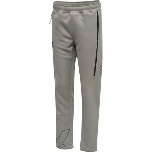 hummel Trainingshose grau XXL - Trainingsbekleidung aus 100% Baumwolle, bequem und atmungsaktiv für optimale Bewegungsfreiheit beim Sport.