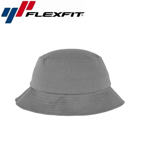 Flexfit Basic Bucket Hat Uni/One Size Grau