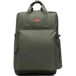 LEVIS FOOTWEAR AND ACCESSORIES L-Pack Large - Unisex Tagesrucksack in Bottle Green, 25 l, nachhaltig und mit Wasserflaschenfach für optimalen Komfort