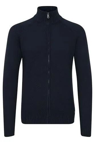 Project Steffan Herren Strickjacke Cardigan Feinstrick - Funktionsjacken aus angenehm weichem Baumwoll-Material, ideal für Büro und Freizeit, nachhaltig produziert mit Better Cotton Initiative.