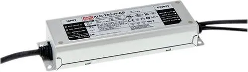 MW Mean Well XLG-200-24-A LED-Treiber - LED-Trafo mit Konstantspannung und -strom, ideal für Innen- und Außenbeleuchtung, bietet hohen Überspannungsschutz und 3-in-1-Dimmfunktion.