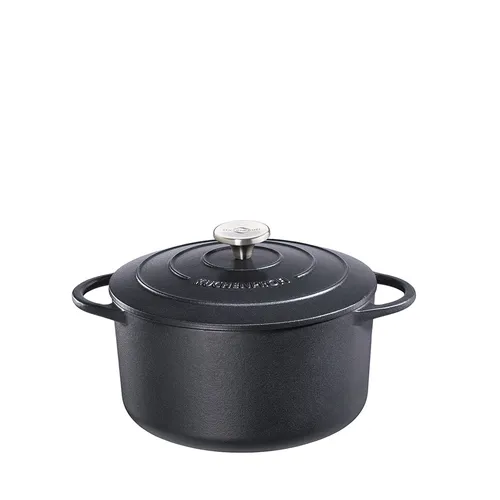 KÜCHENPROFI Bratentopf Bräter PROVENCE 22 cm SCHWARZ 3,2 Liter