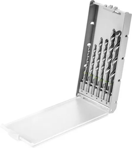 Festool Bohrerkassette BKS SYS3 D4-10 CE S - Bohrerset mit Steinbohrern, langlebige Hartmetallschneide für hohe Standzeiten und präzises Bohren von Steinen und Mauerwerk