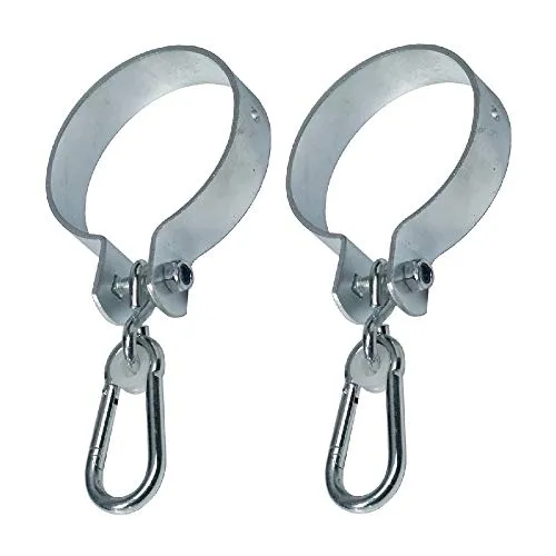 2er-Set Schaukelschelle mit Karabiner, für Rundholz Ø 12 cm