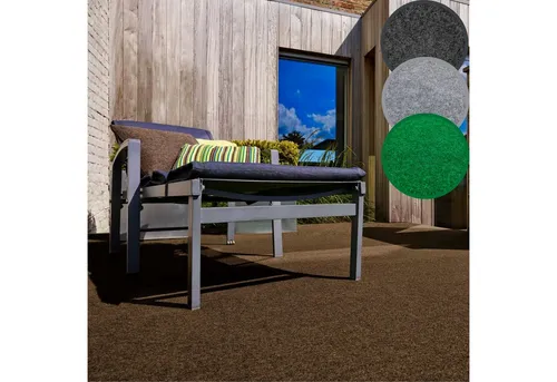 Andiamo Kunstrasen Edinburgh, 4 mm Gesamthöhe, rechteckig, für Balkon und Terrasse - Vielseitiger Kunstrasen für Balkon, Terrasse und Camping – pflegeleicht, strapazierfähig und mit Drainagenoppen für schnellen Wasserabfluss. Ideal für kreative Outdoor-Projekte!