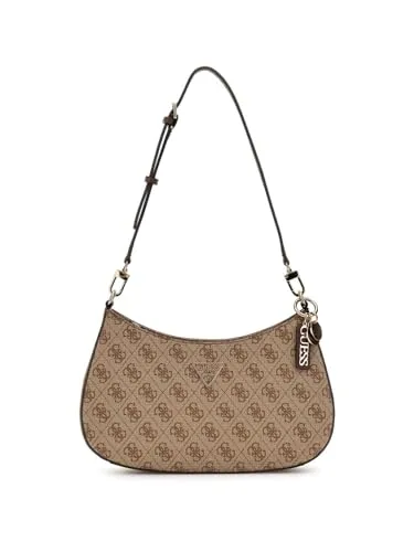 GUESS Umhängetasche Noelle II Latte Logo/Brown von GUESS
