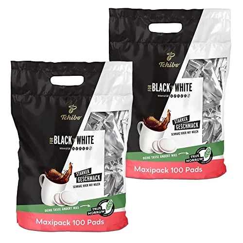 Tchibo Kaffeepads Vorratspack BLACK&WHITE, 200 Stück von Tchibo