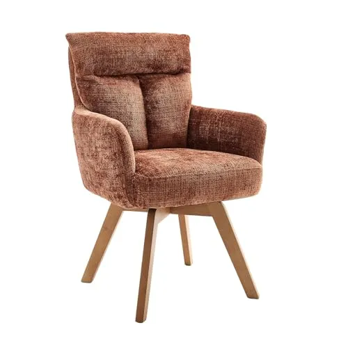 Drehbarer Stuhl BIG GEORGE in braun von Riess-Ambiente