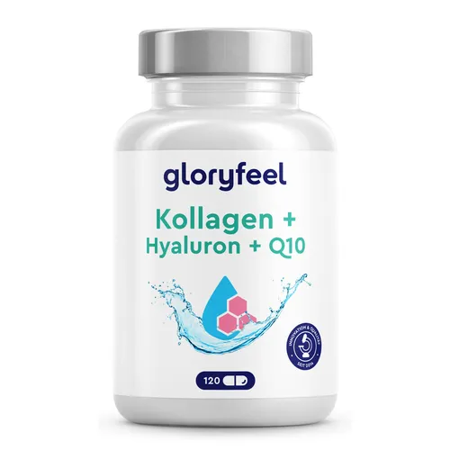 Marine Kollagen Komplex - 120 Kapseln (4-Monats-Packung) + Q10 & Hyaluronsäure