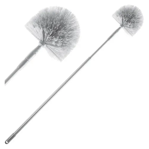 Vermop Rundkopf Deckenbesen mit Teleskopstiel 177230 - Der Vermop Rundkopf Deckenbesen mit Teleskopstiel ermöglicht müheloses Reinigen in hohen Ecken und schwer erreichbaren Flächen. Der Stiel ist von 830 bis 1490 mm ausziehbar und sorgt für optimale Flexibilität.